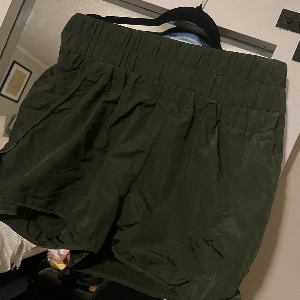 Olive Green Women's Shorts